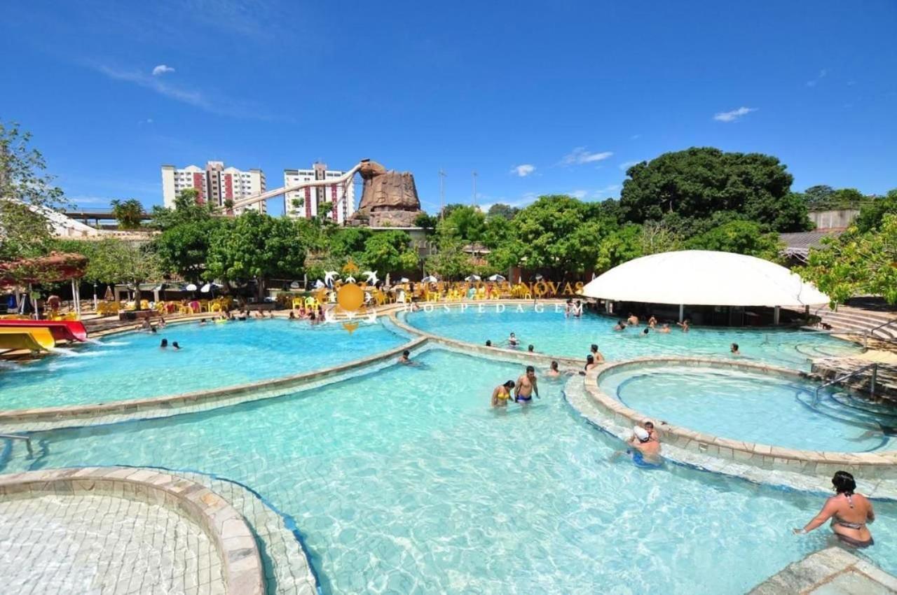 Piazza Diroma Com Acesso Ao Acqua Park Em Caldas Novas Bagian luar foto